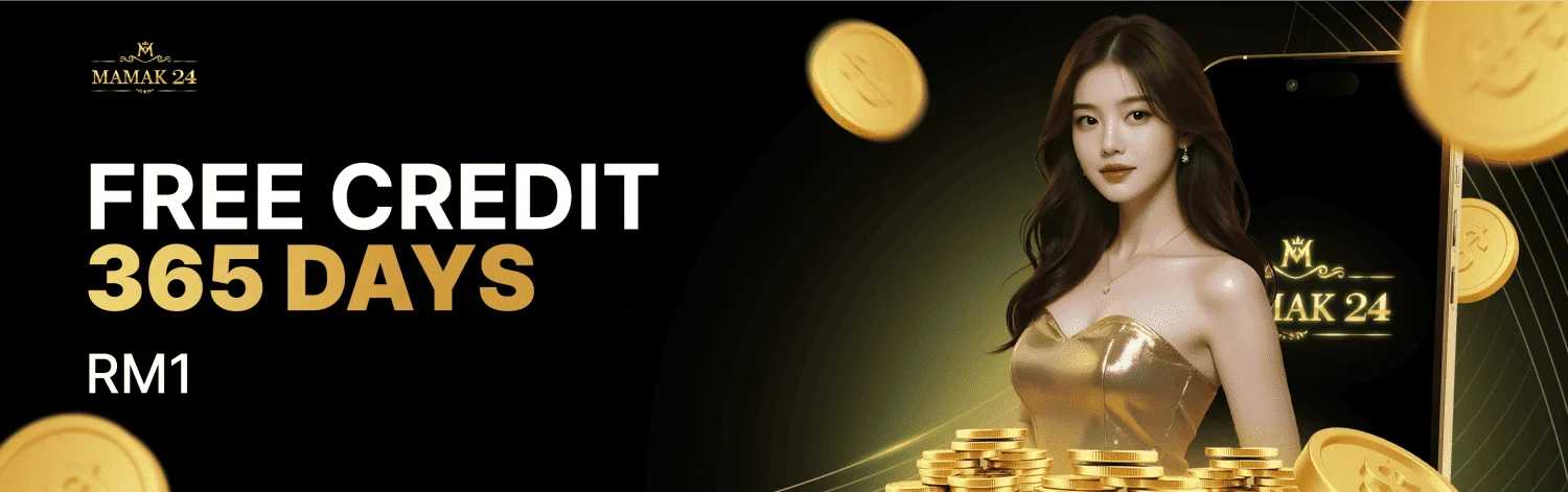 Free Credit 365 Days (All Slots)